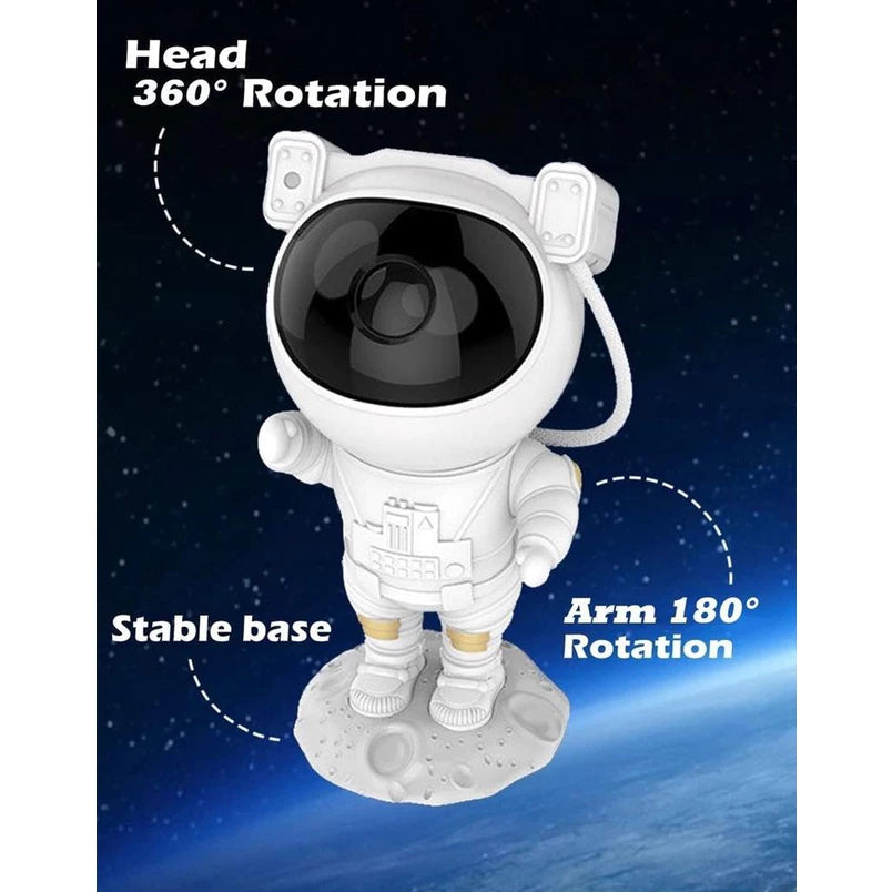 PROYECTOR DE GALAXIAS ASTRONAUTA - TRANSFORME SU ENTORNO EN UN CIELO ESTRELLADO